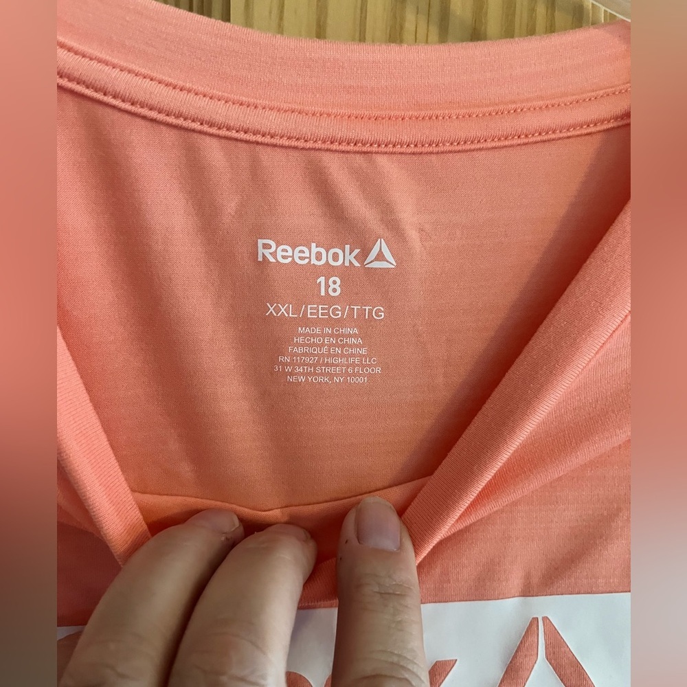 Reebok Coral T Shirt Size XXL - Picture 4 of 6